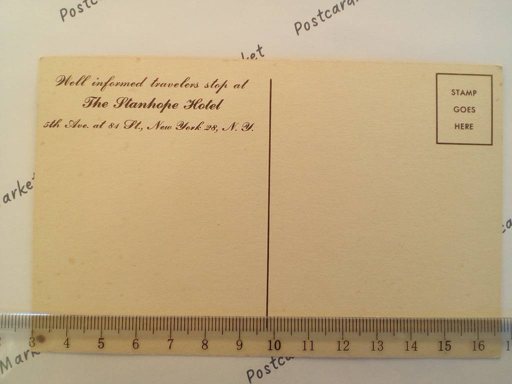 /UK/US_place_19xx_STANHOPE Hotel Fifth Avenue at 81st Street, New York UNC.jpg